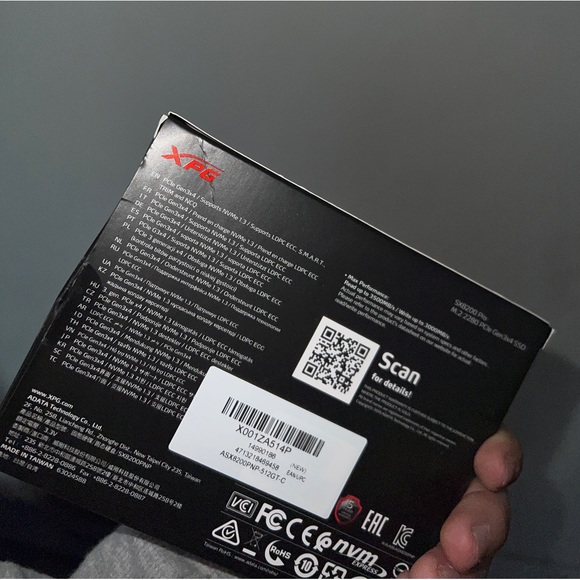 XPG SX8200 Pro M.2 2280 PCle Gen 3x4 SSD
